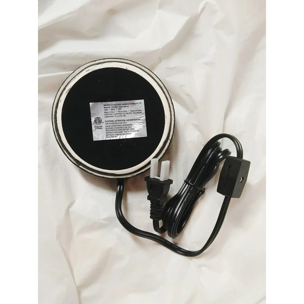 Black Electric Wax Melt Warmer, Wall Plug-In, Adults, 1 Pack